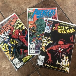 Set of 3 Vintage Spider-Man Comics